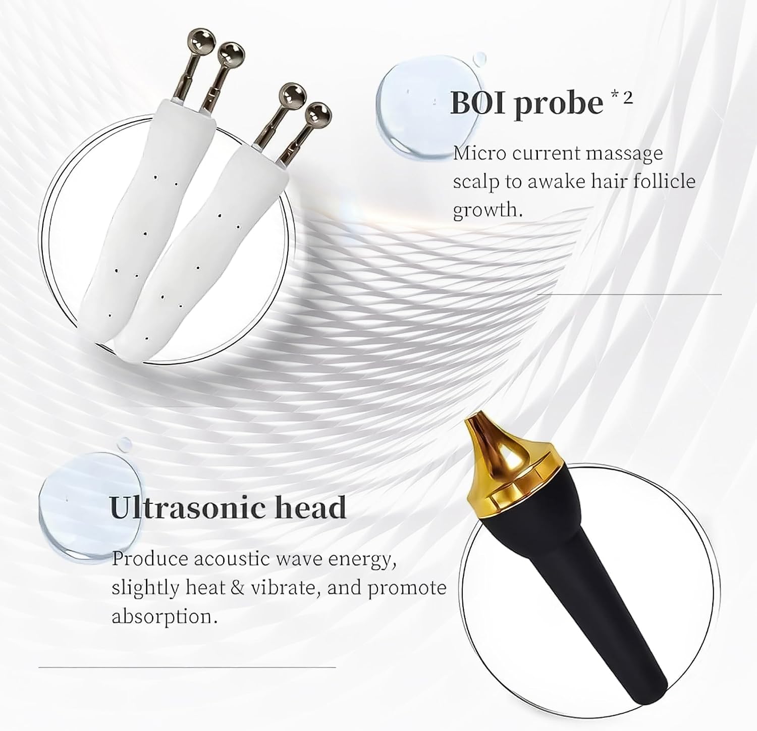 7-in-1 Digital Scalp Analyzer - Professional Microscope for Hair Follicle, Acne, Psoriasis Diagnosis, Home Spa, Salon & Dermatologist Use, Skin Health Tool