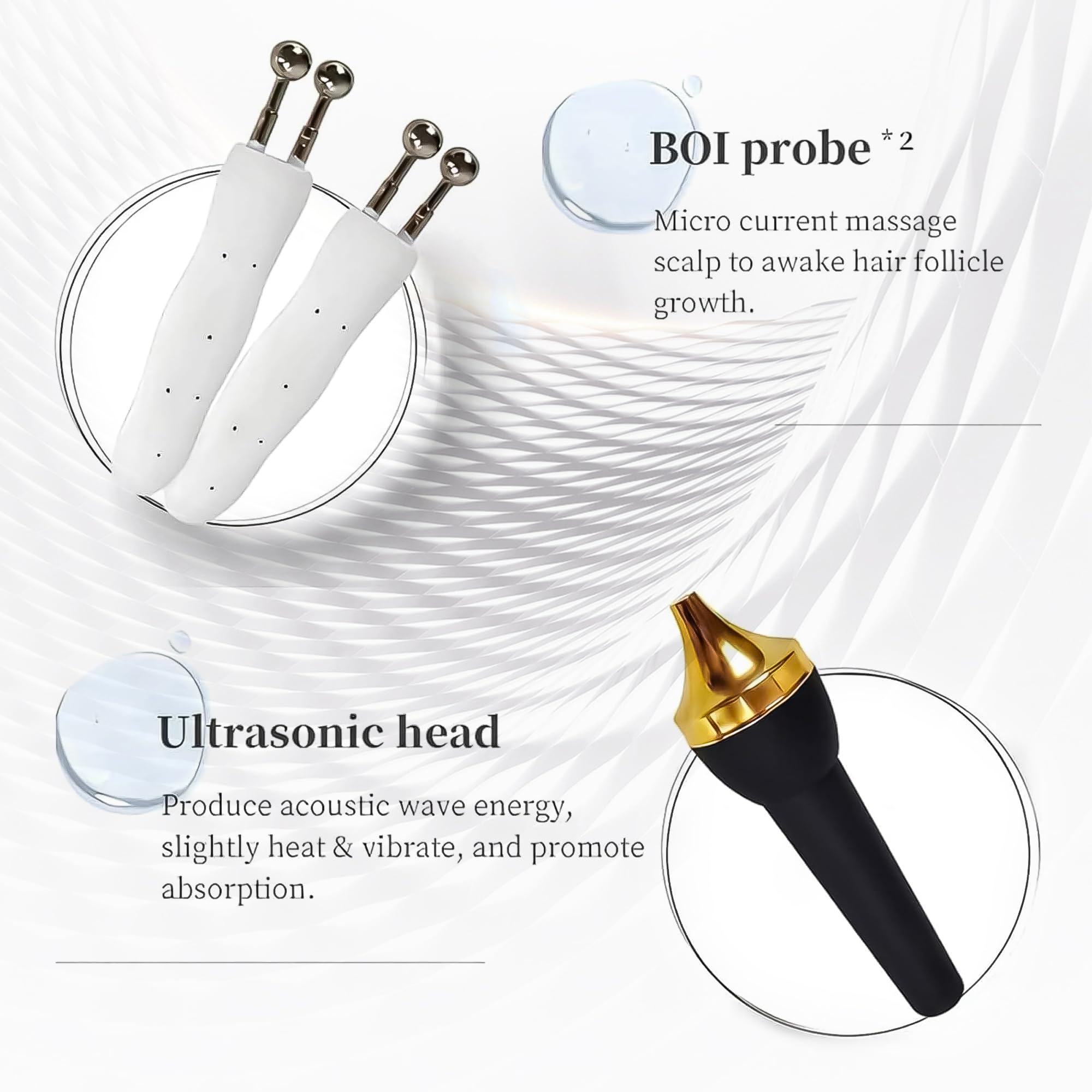 Macchina analizzatore di cuoio capelluto per la pelle/capelli professionale-Rilevatore di microscopio digitale 7 in 1 per diagnosi follicolo/acne/psoriasi, salone spa e dermatologo