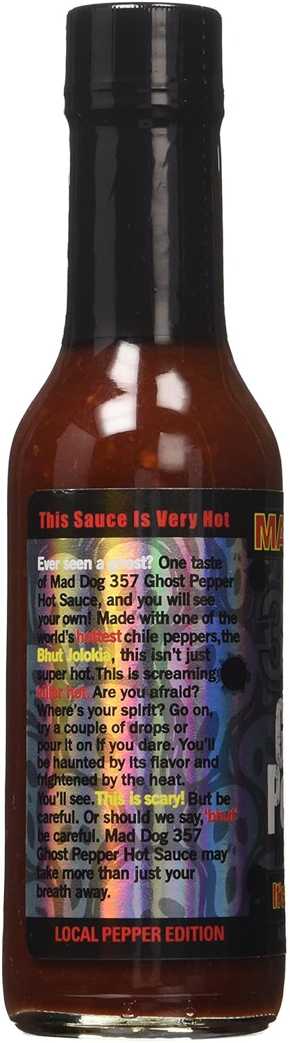 Mad Dog 357 Hot Sauce & Mad Dog 357 Ghost Pepper Hot Sauce Four Bottle Bundle