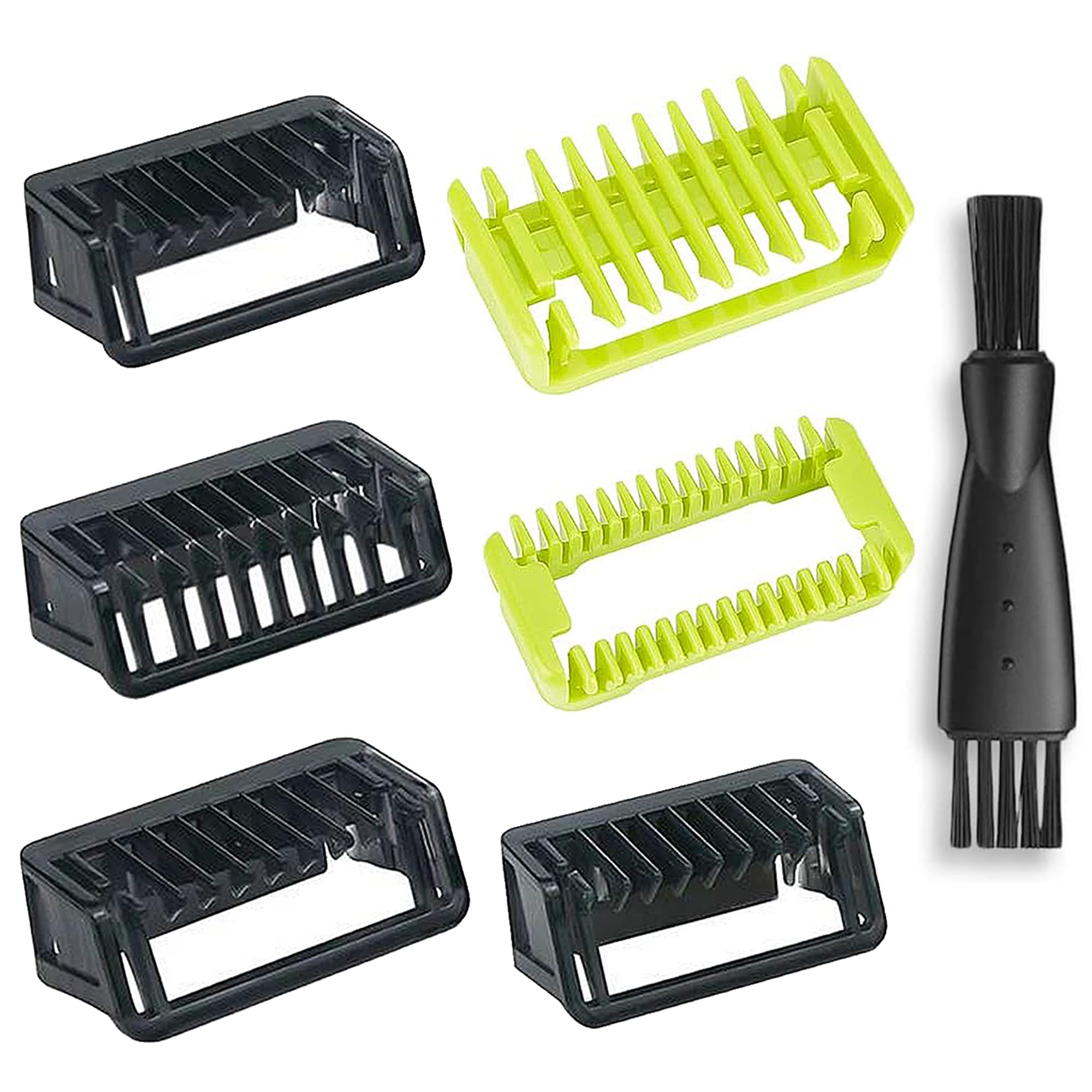 Juego de cabezales para Ph-ilips One Blade OneBlade QP2520/90/70, cuchillas de repuesto Ph-ilips Oneblade de 1/2/3/5 mm, accesorio de corte para el cuerpo, recortador de vello facial Ersat