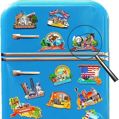 Miniatura 4 de Imán de madera para nevera de Querétaro, México, monumentos en 3D, recuerdos coleccionables, decoración hecha a mano, 2023