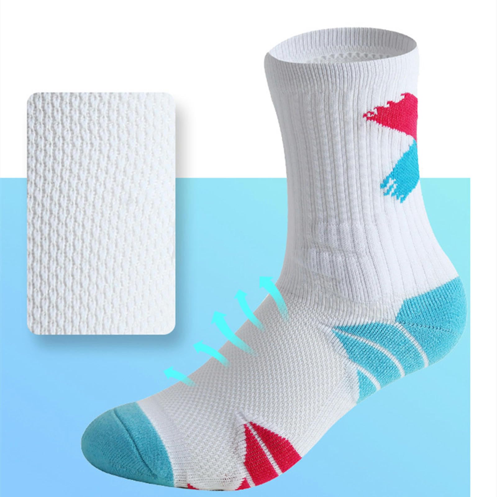 Męskie skarpety męskie skarpety do koszykówki wyściełane długie kompresyjne skarpety dla mężczyzn kobiet sporty na świeżym powietrzu piesze wędrówki trening długie skarpetki