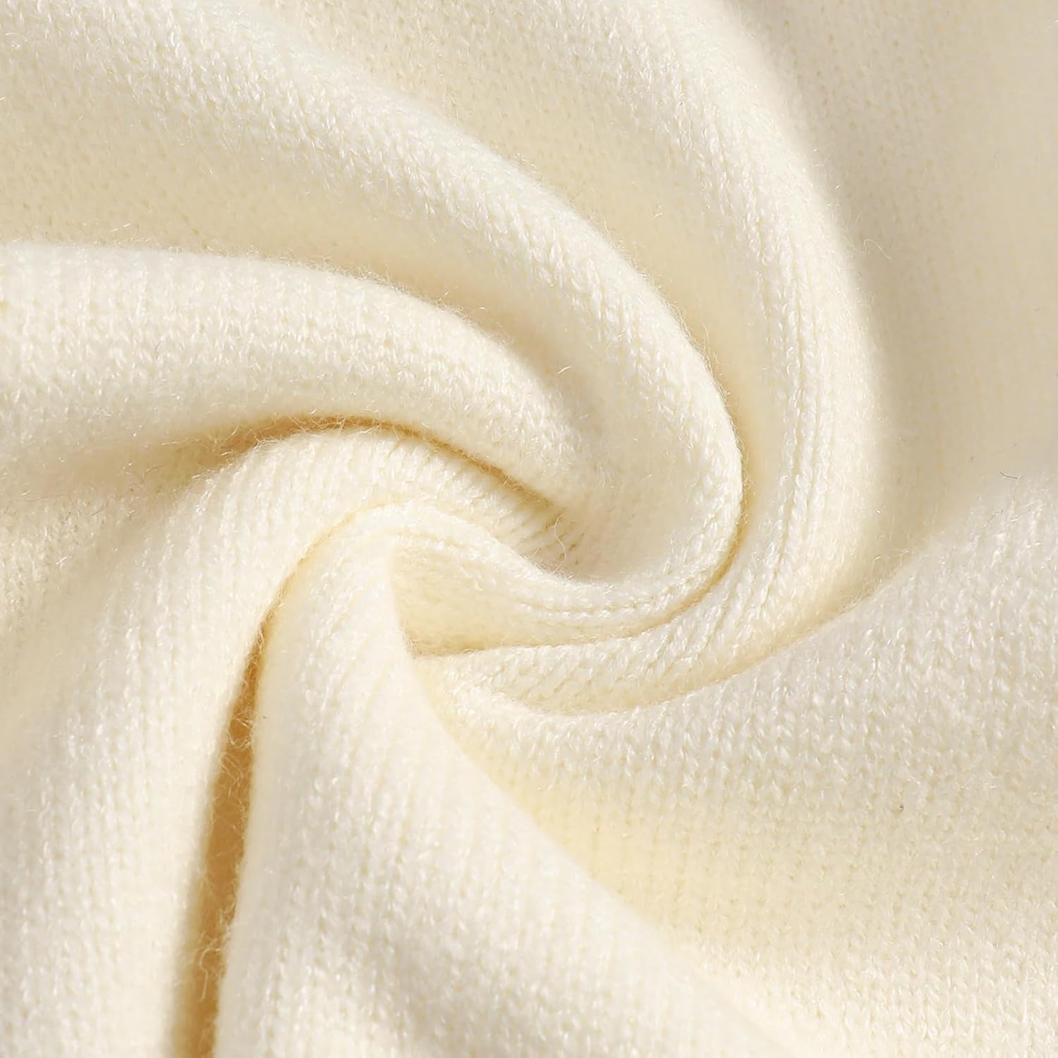 Womens Button Down Crew Neck Long Sleeve Ribbed Knit Lightweight Soft Relaxed Fit Cardigan - Image 8