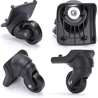 4pcs Luggage Wheels Replacement Kit, Suitcase Wheels Replacement Wear-Resistant 360° Silent Spinner Wheels Universal Wheels for Suitcases