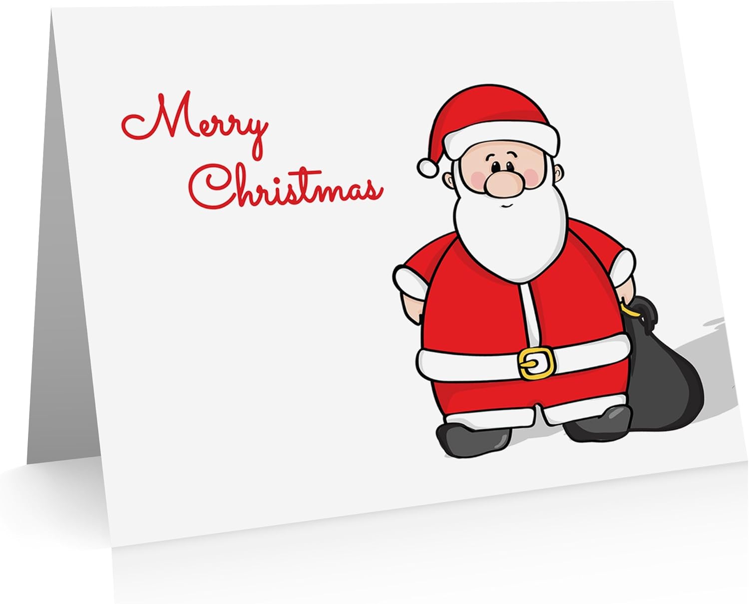Personalized Christmas Cards -Santa Claus (Personalized) 30 Cards with Blank Matching Envelopes