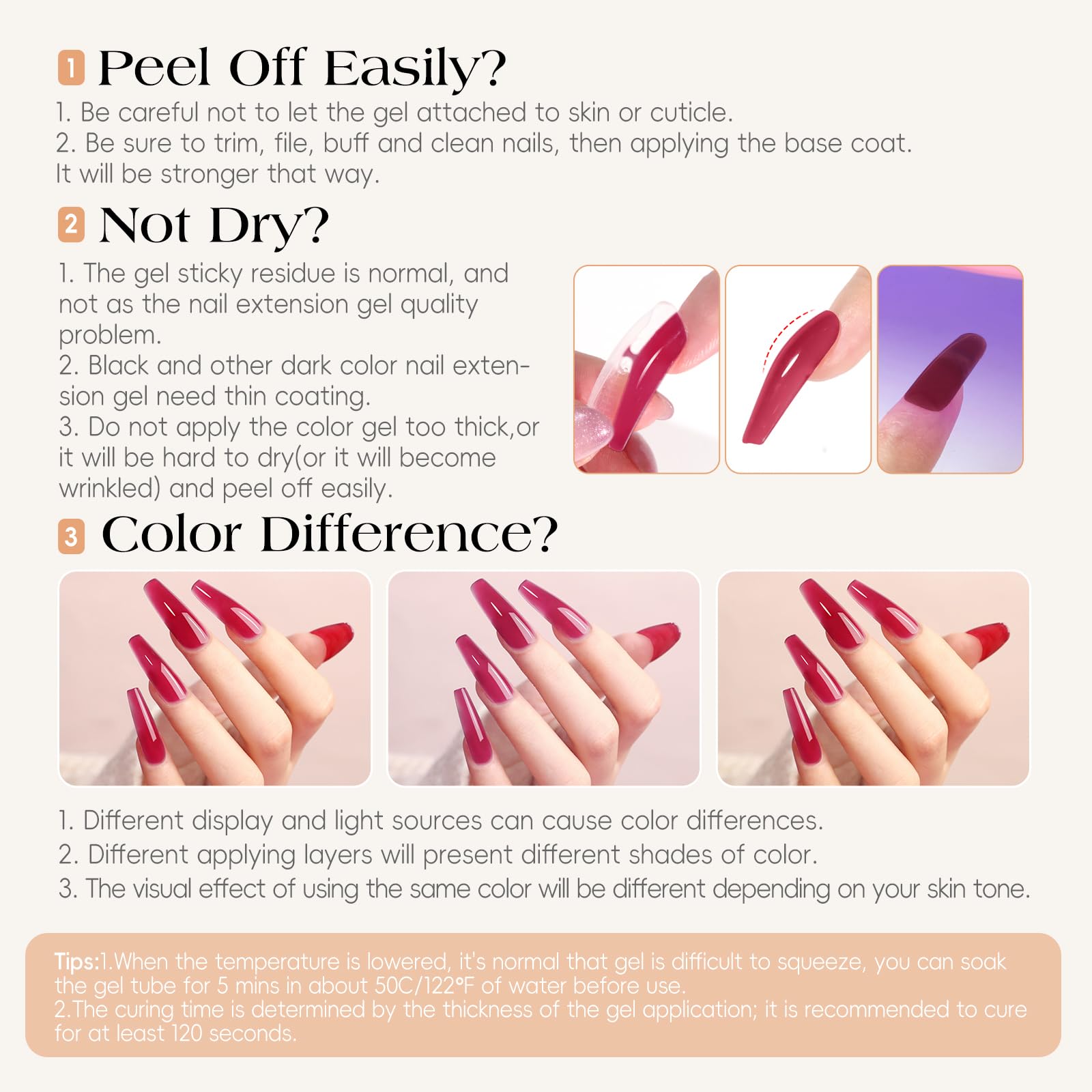 COSCELIA Poly Nail Gel Extension Kit