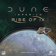Dune Imperium: Rise of Ix – A Board Game Expansion by Dire Wolf 1-4 Players – Board Games for Family 60-120 Minutes of Gameplay – Games for Family Game Night – for Teens and Adults Ages 14+ - English