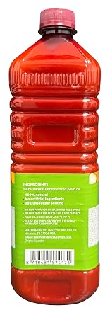 Red Palm Oil (100% Pure) - 33.81 Oz.