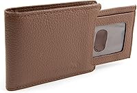 Vista 1 de WalletBe Billfold RFID Wallet de cuero para hombre Pebbled Marrón Cartera RFID