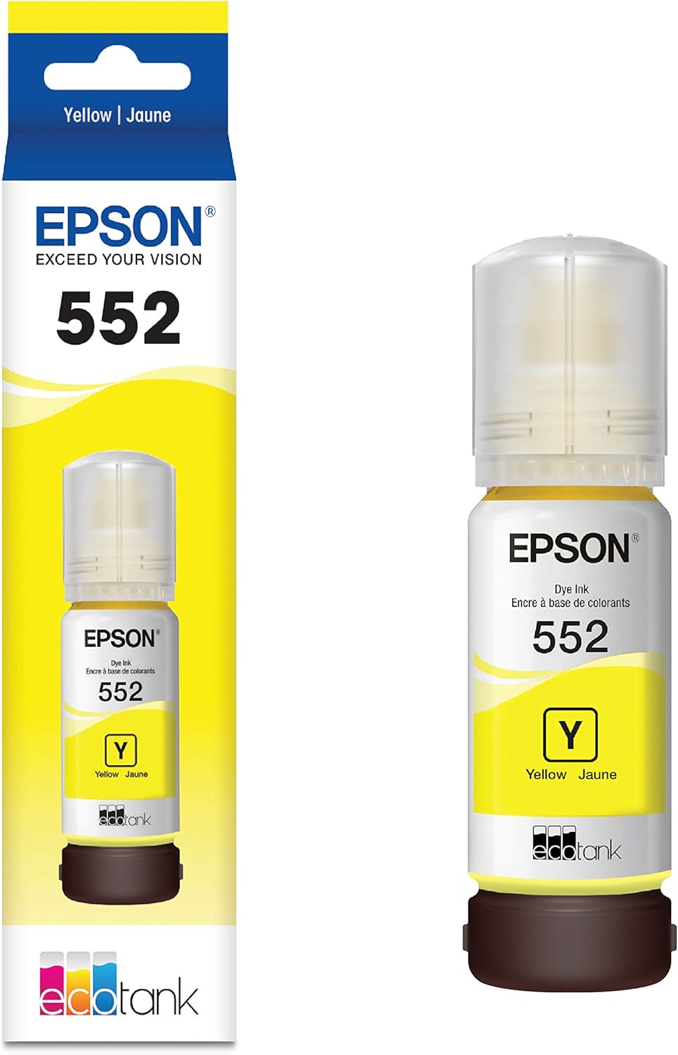 Epson Claria ET Premium T552420 High Capacity Bottle Ink - Yellow (Pack of 2)