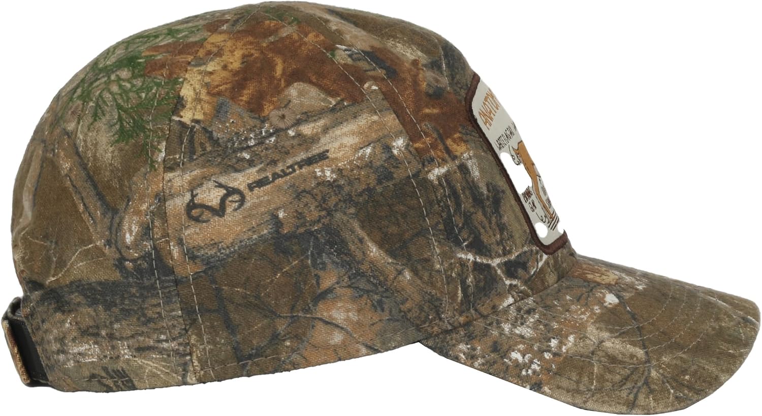 Realtree Toddler Camo Hunting Hat – Kids Adjustable Baseball Cap with Deer Patch, Low Profile, One Size, 52 cm