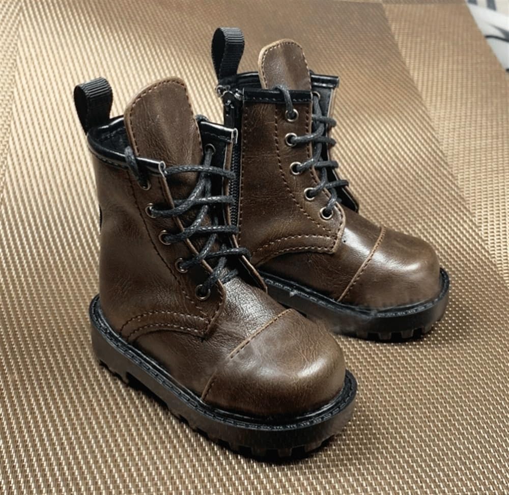 1/3 1/4 Scale BJD Doll Model Figure Doll Brown Boots 18C0 for Movable Doll Action Figure，Joints Dolls Miniatures Accessories(1/4)