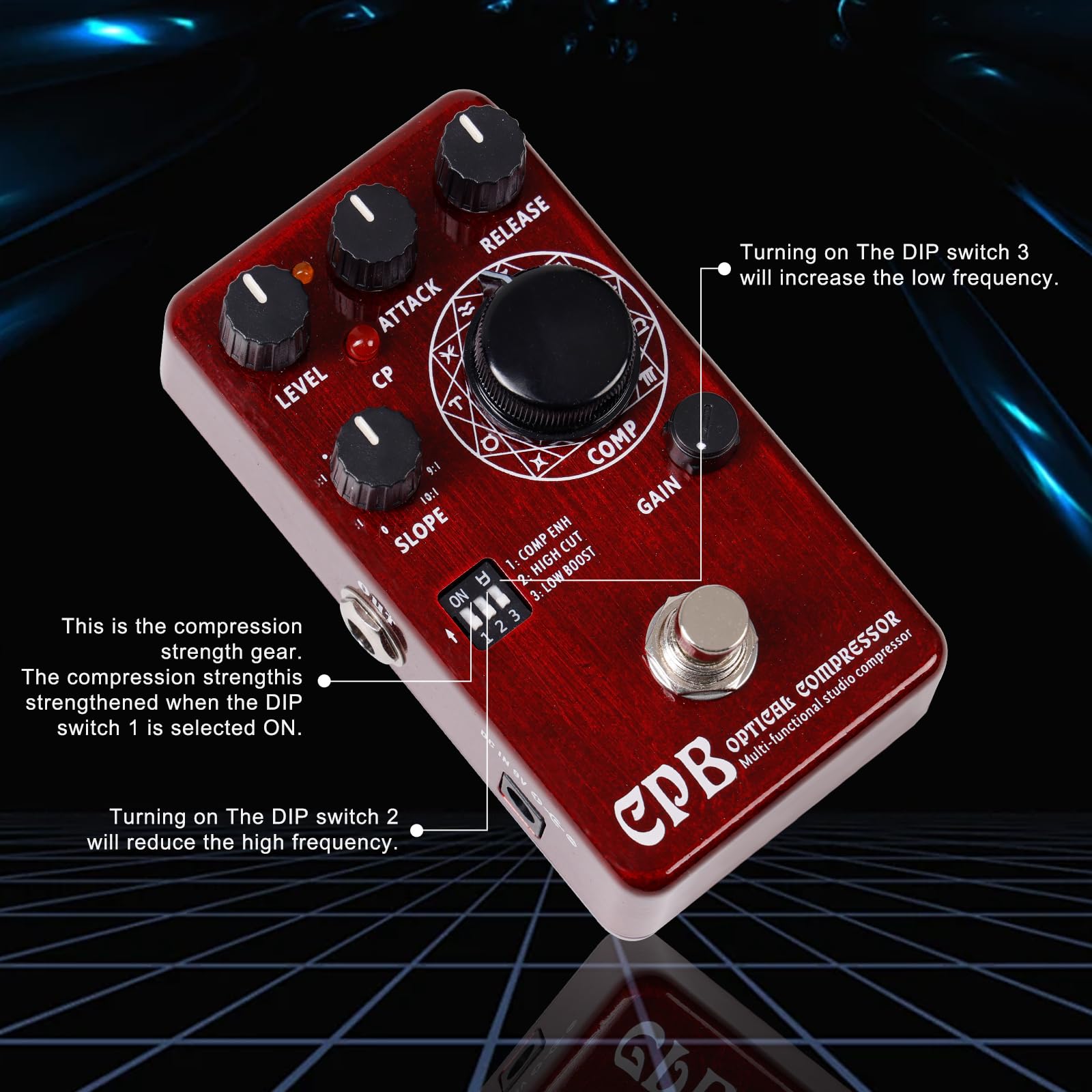 Compressor Pedal For Electric Guitar And Bass Guitar Compressor Pedal For Guitar Bass