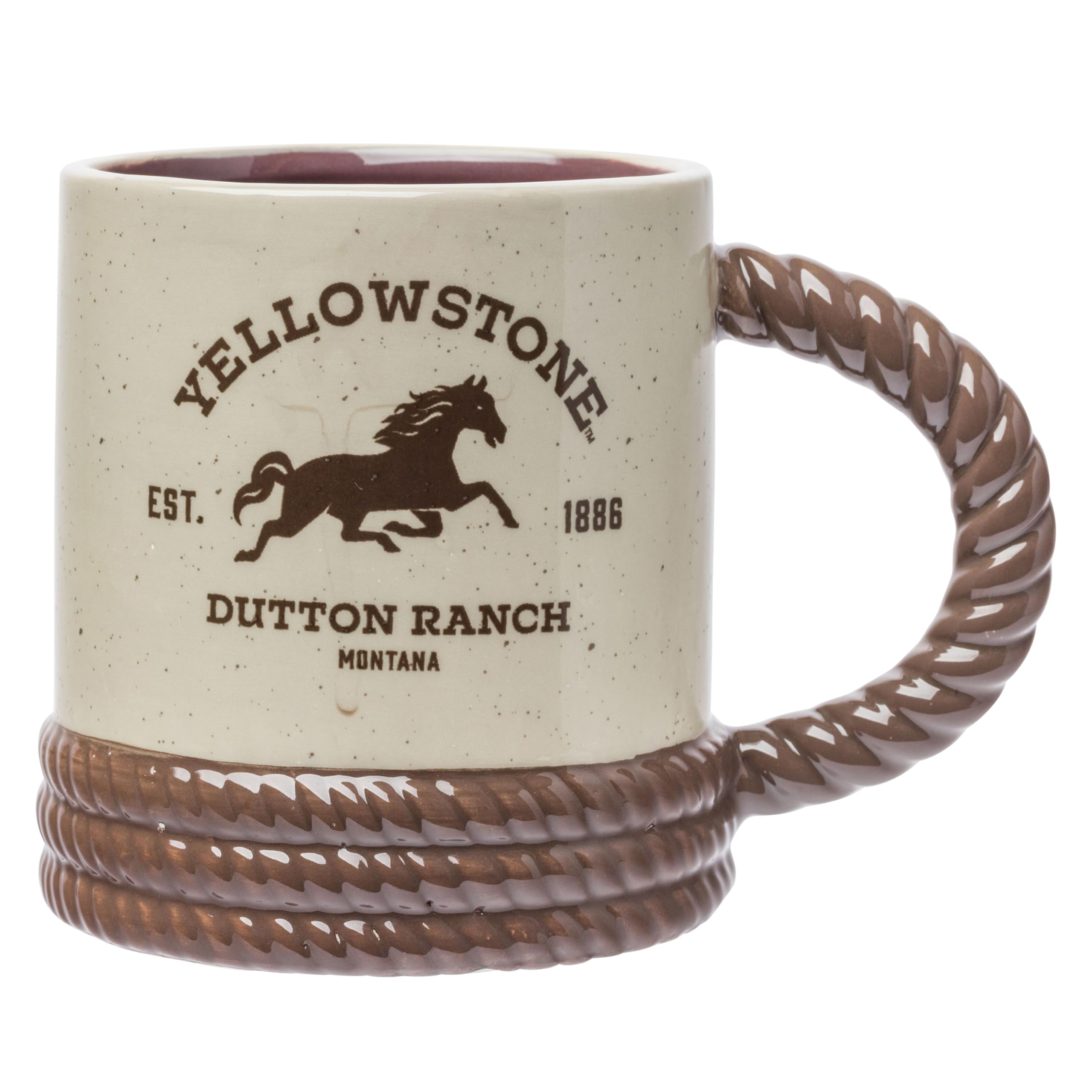 Silver Buffalo Yellowstone Keramiktasse mit Cowboystiefel, 3D-Form, 590 ml