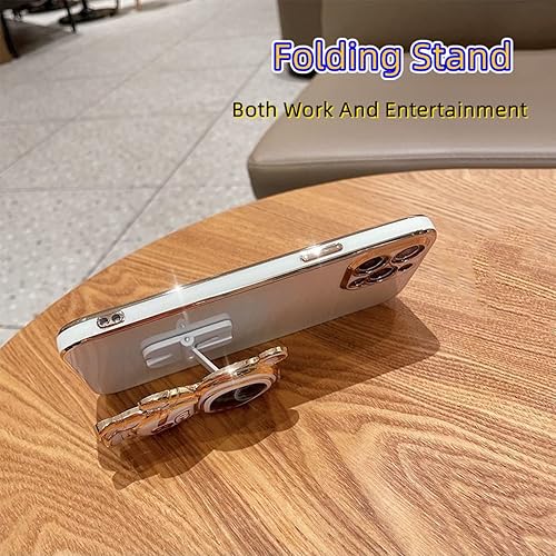 Miniatura 6 de OLOBBIRD Funda protectora brillante para Samsung Galaxy A72 A52 S A32 A22 A12 A42 A82 4G 5G, soporte único, carcasa protectora brillante (rosa, A32