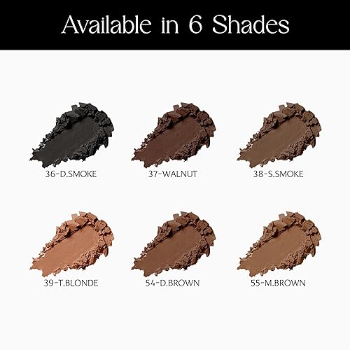 Miniatura 6 de SORMÉ Polvo de cejas de larga duración a prueba de manchas para mujeres, cejas siempre perfectas con cepillo y 3 plantillas de cejas moldeadoras