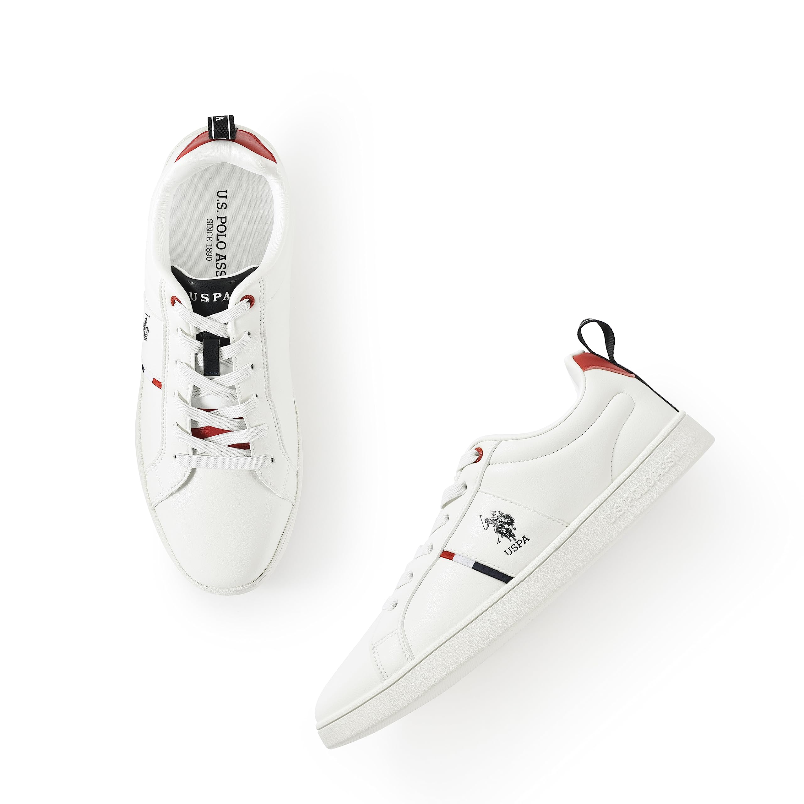 U.S. Polo Assn. Lester Mens Off White Sneakers-(UK/8)(2FD22556A01) (B0B8T7P9GD) Amazon Price History, Amazon Price Tracker