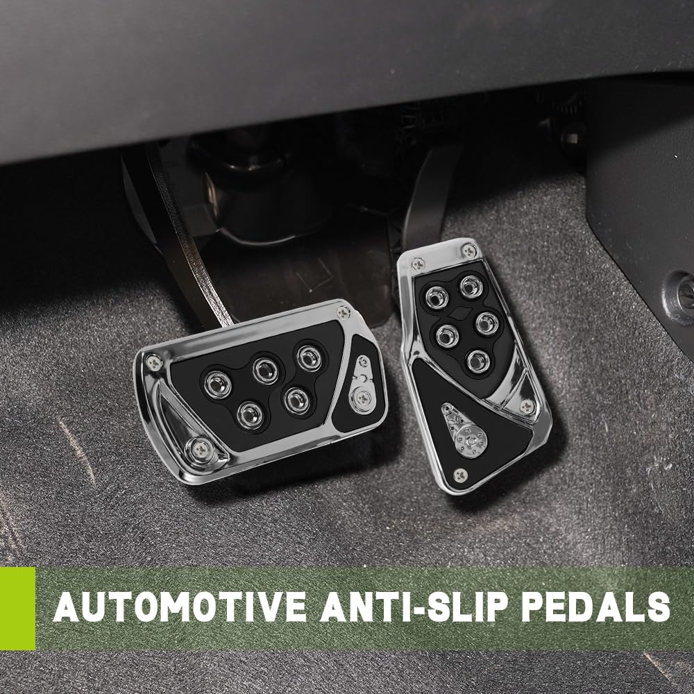 Non Slip Automatic Gas Brake [Blue] Foot Pedal Pad Cover Car