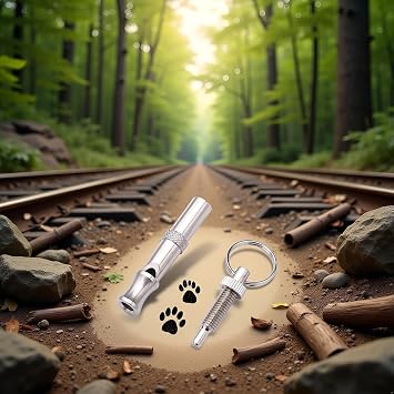 2Pcs Silver Adjustable Ultrasonic Dog Whistle, Portable Dog Training and Behavior Aids, Pet Whistle Supersonic Whistle Dog Whistles for Pet Training, Dog Whistles