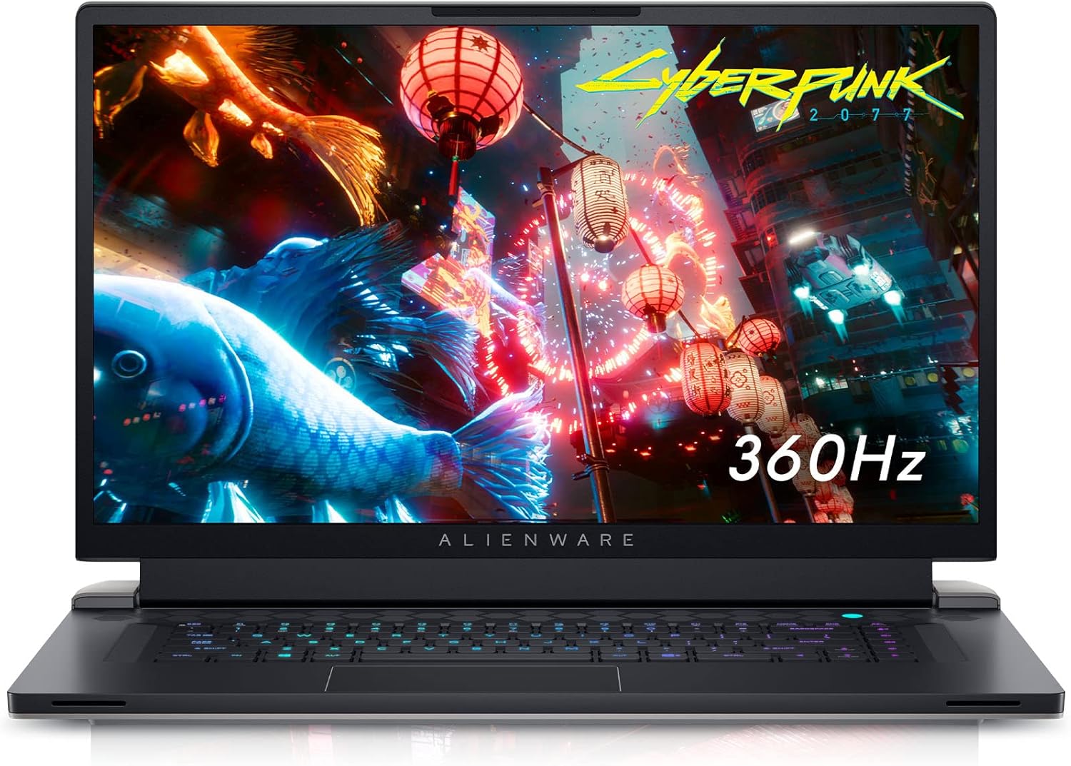 Alienware m16 Gaming Laptop,16" QHD+(2560 x 1600) 240Hz, AMD Ryzen 9-7845HX(Beat i9-12900H), 16GB DDR5 RAM, 1TB SSD, GeForce RTX 4080 12GB GDDR6, AlienFX RGB Backlit KB, Windows 11 Pro
