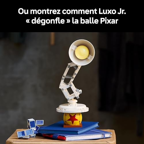 LEGO Ideas Disney Pixar Luxo Jr. - Set pour Adulte - Lampe à Construire - Maquette Collector avec Références Cachées au Film - Décoration Intérieure pour Bureau - Idée Cadeau pour Femme ou Homme 21357 - 7