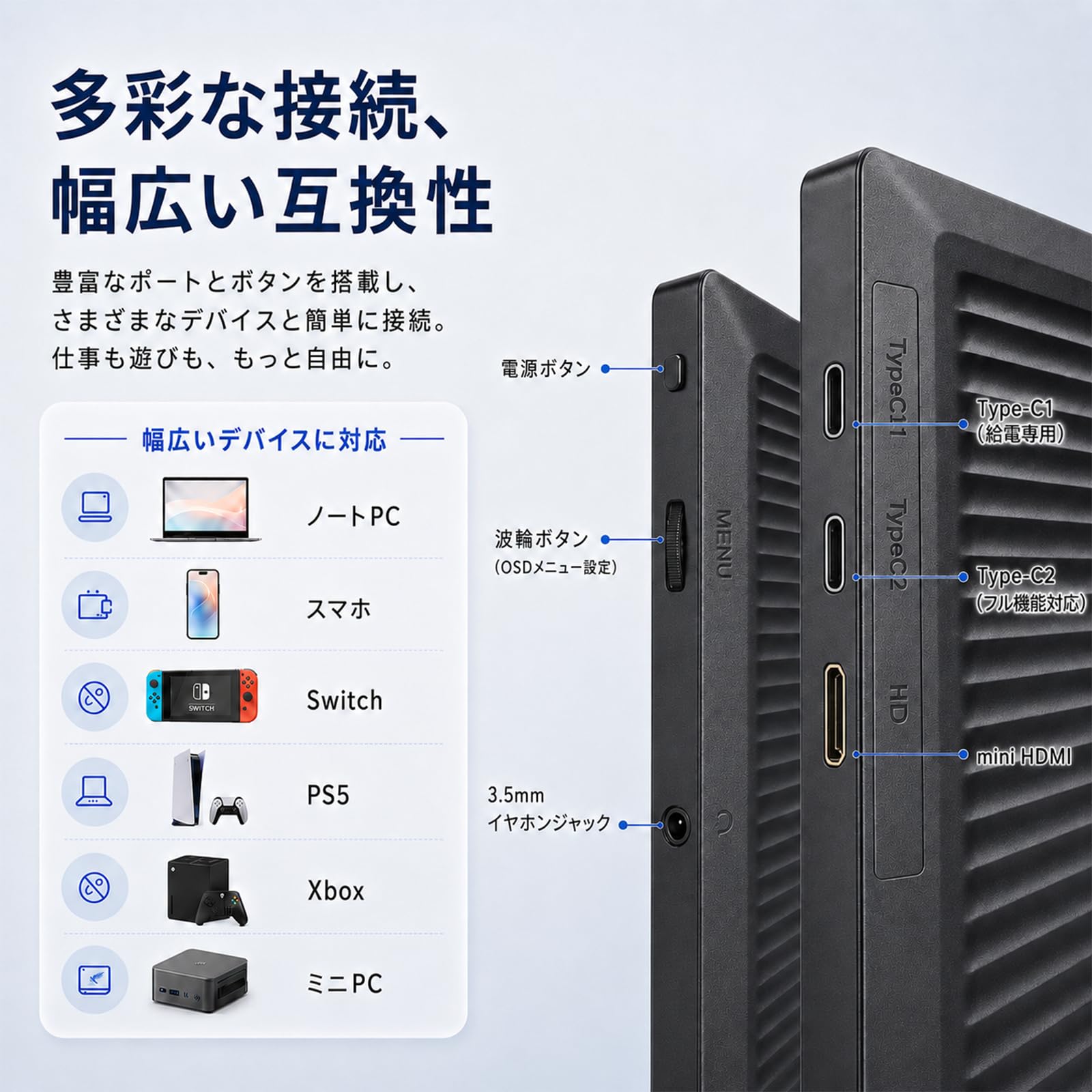 PCディスプレイFULLCOM 15.6\