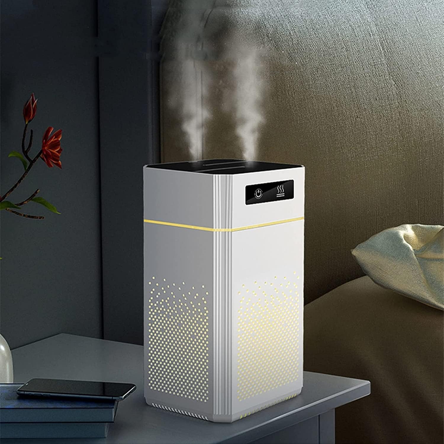 Amazon.com: USB Humidifier with Color Lights, Large Capacity 2.5L ...