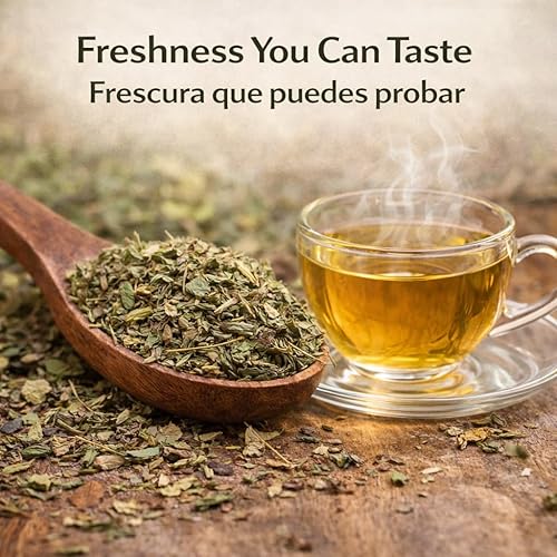Miniatura 6 de Té de hoja de Damiana  4 oz (113g) Té de hierbas suelto + Infusor de té de acero inoxidable  100% Natural Turnera diffusa  Origen mexicano auténtico