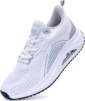 AOV Womens Wide Walking Shoes Arch Support Plantar Fasciitis Sneakers Wide Orthotic Tennis Shoes for Bunions, Flat Feet