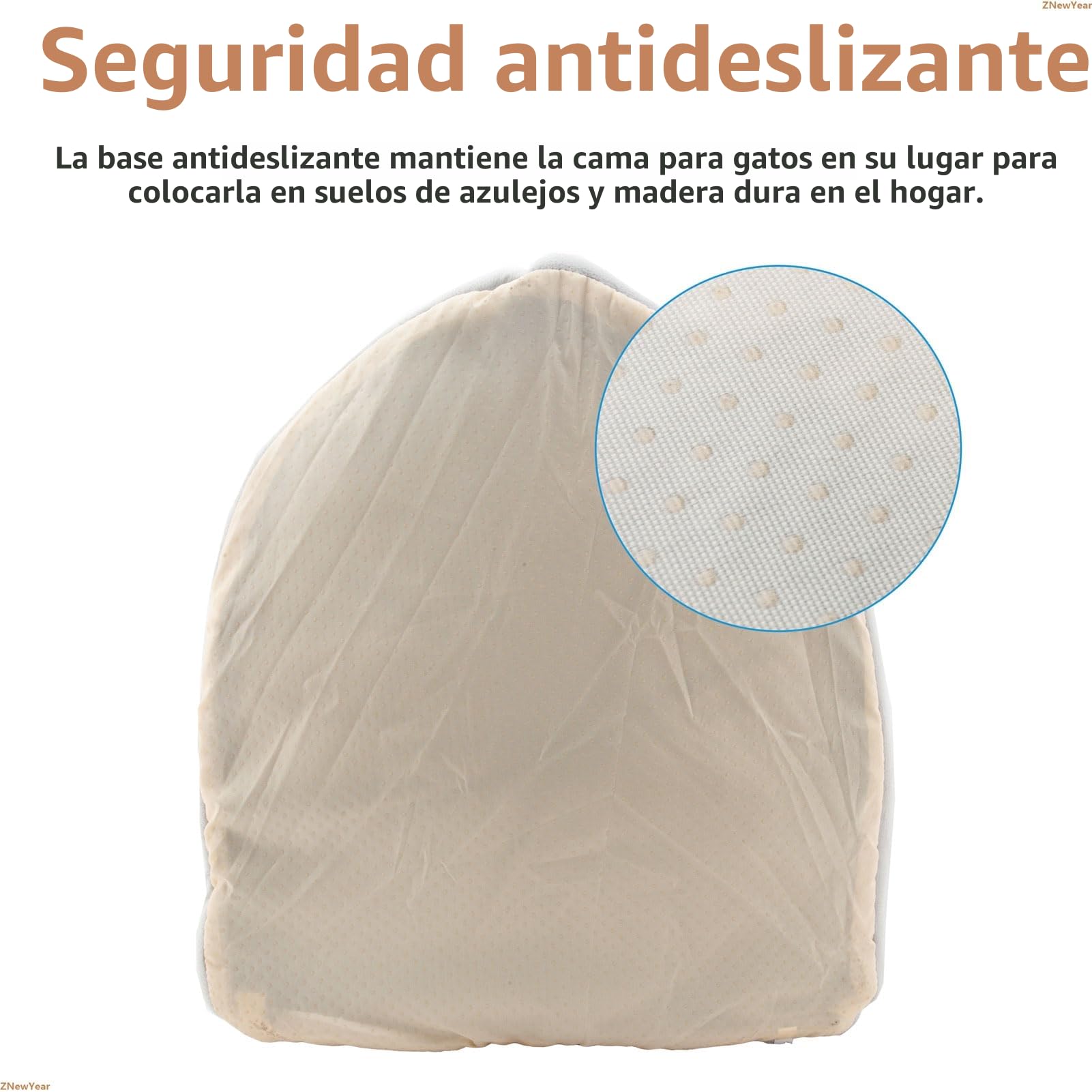 Camas para Gatos para Interiores con Juguete Colgante, Cama pequeña para Perros Antideslizante, Tienda de campaña para Gatitos, Almohada Acolchada extraíble,Ideales para Gatos y Cachorros o Conejos