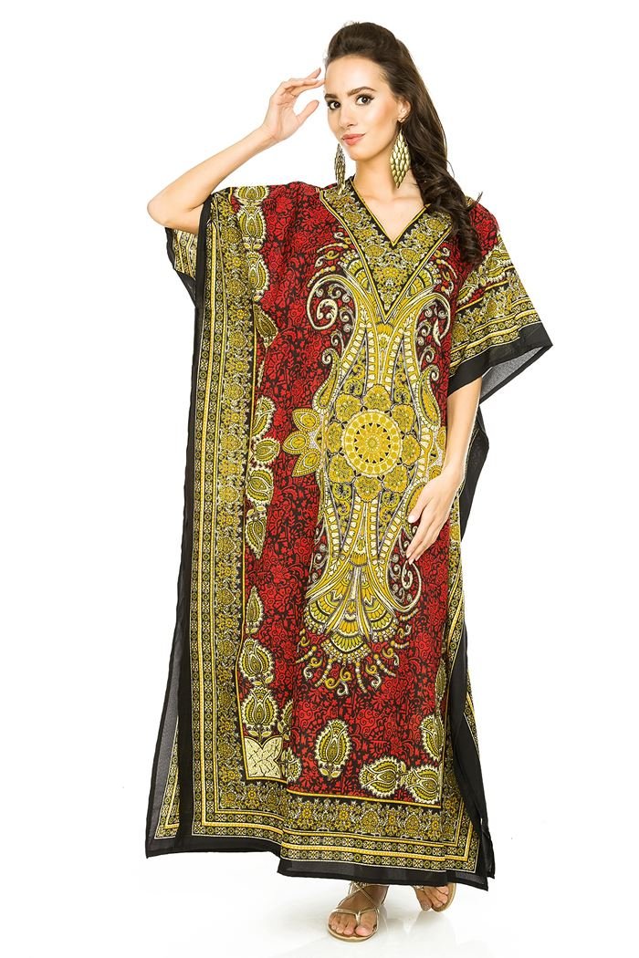Nowa damska tunika maxi kimono kaftan sukienka kaftan rozmiar