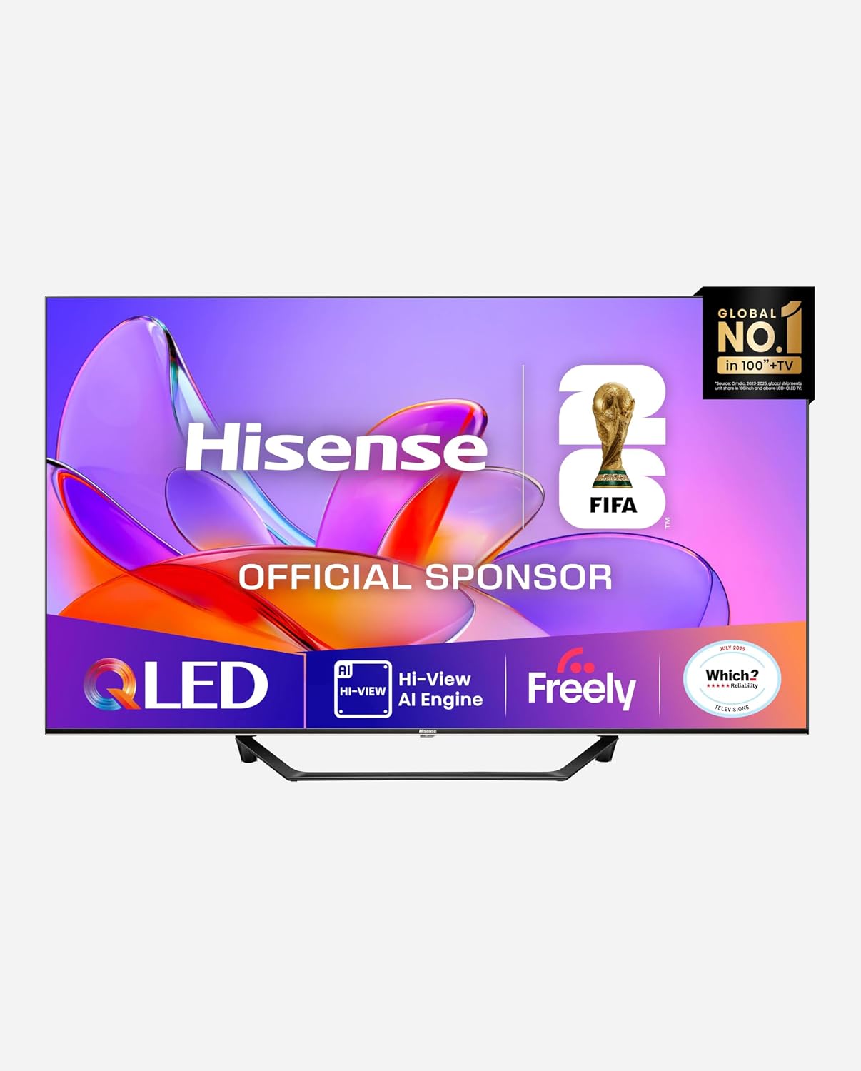Hisense 43A7Q QLED smart TV with built-in subwoofer