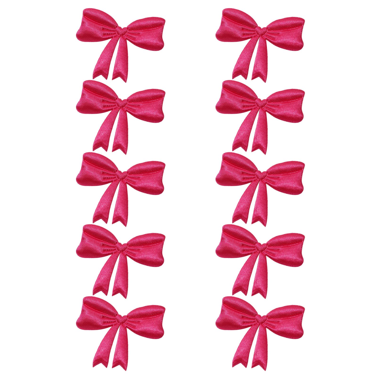 carotoe Safe Polyester Bowknot for Craft Accessories Multi Color Designs Bowknot Tie Embellishments