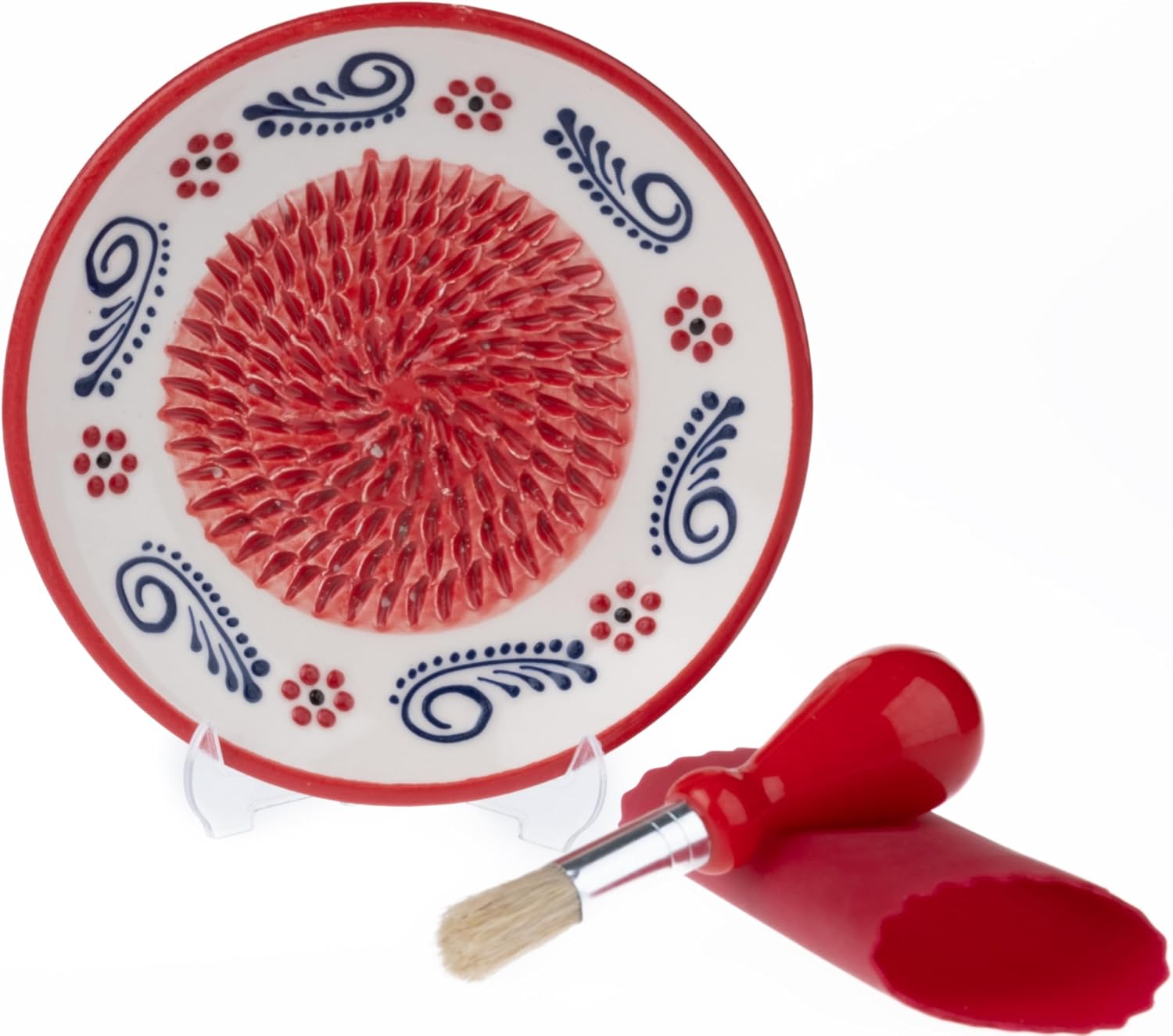 Ceric Garlic Grater Plate - Handmade Pr - Natural Grinder -