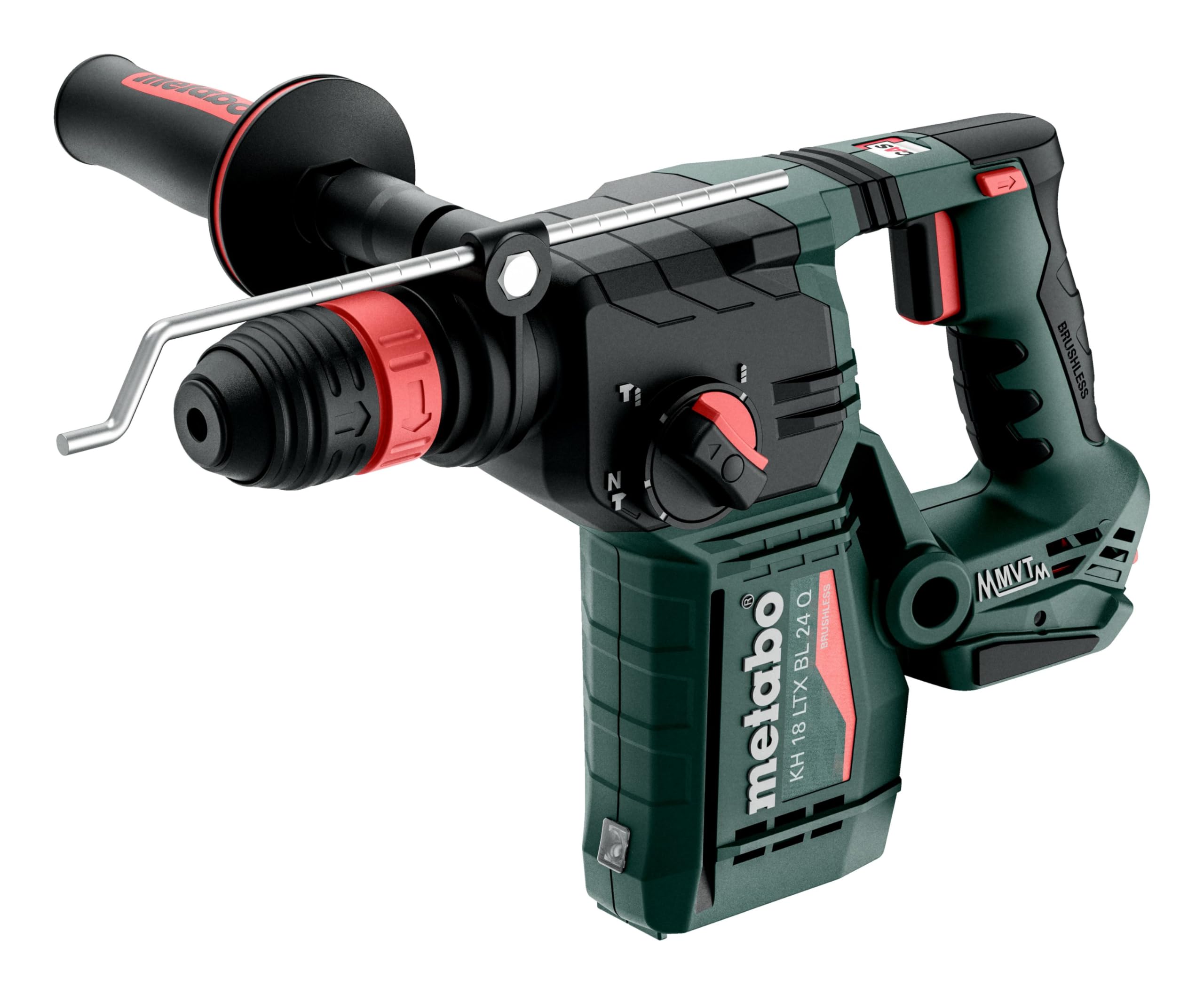 metabo Akku-Kombihammer KH 18 LTX BL 24 Q, 18V Bohrhammer, SDS-Plus