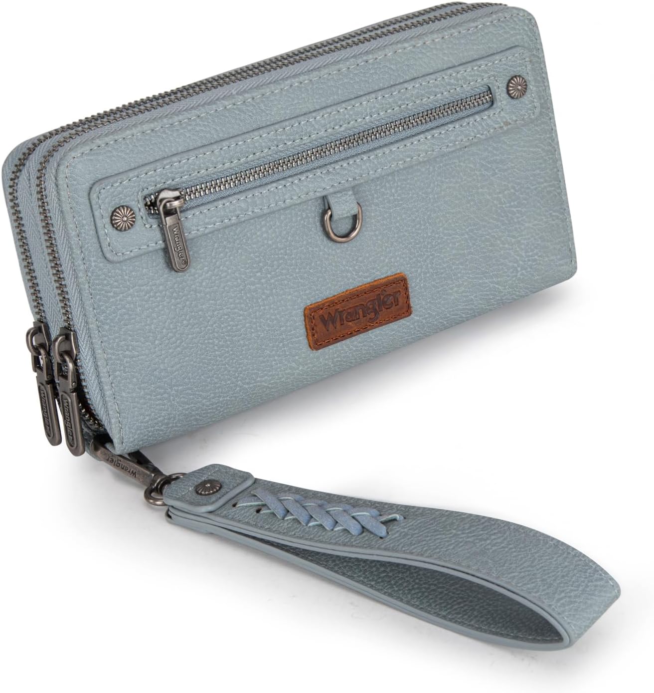 X Wrangler Women Wallets Wristlet Large Capacity Women's Wallets, Card Cases & Money Organizers Wristlet Clutch Purse with Smooth Zipper