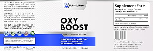 Miniatura 9 de Suplemento de raíz de remolacha  Óxido nítrico para energía, circulación y salud cardíaca - Apoya la resistencia, el flujo de oxígeno y la claridad