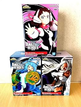 Amazon.co.jp: ヒロアカ amazing heroes 女の子フィギュア 3体セット