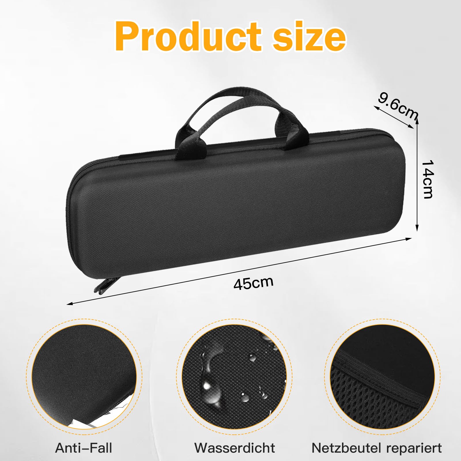Étui de Transport Rigide Compatible Dyson Airstraight HT01, Sac Résistant Poussière et Rayures pour Lisseur