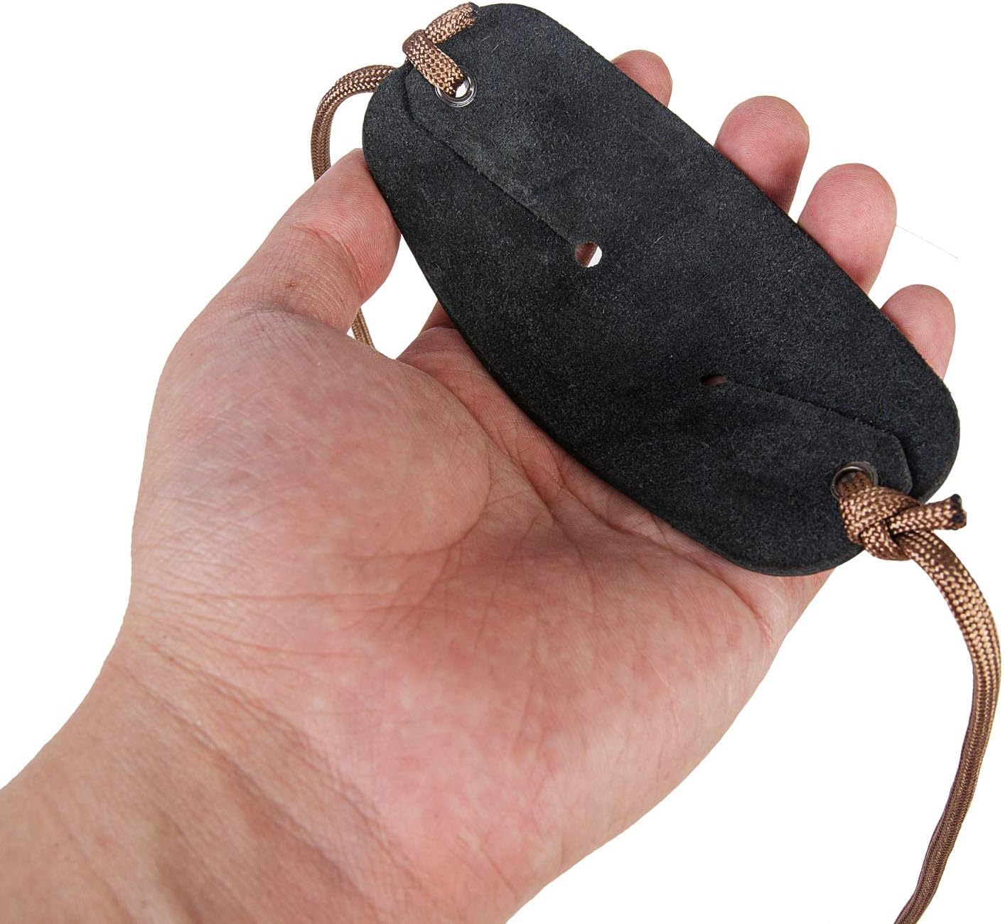 EASYANT Handmade Leather Pouch Shepherd Sling Old-Fashioned Slingshot