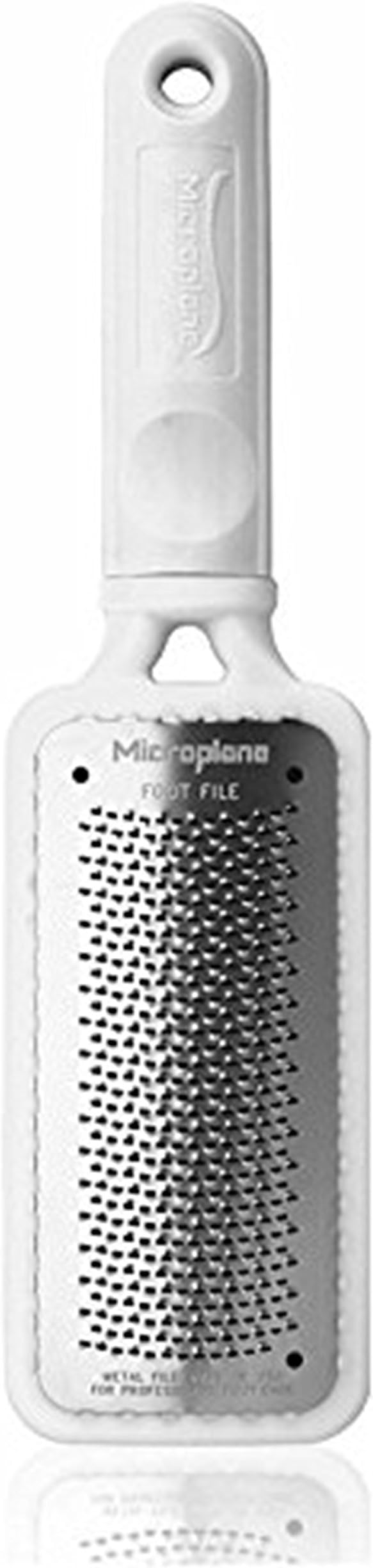 Microplane Colossal Pedicure Rasp Foot File - White