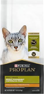 Pro Plan Dry Cat Food, Weight Management, Chicken & Rice 3.18kg