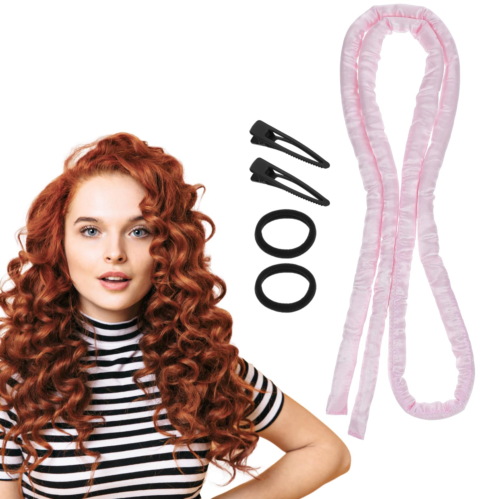 AOZUO Heatless Curling Rod Headband
