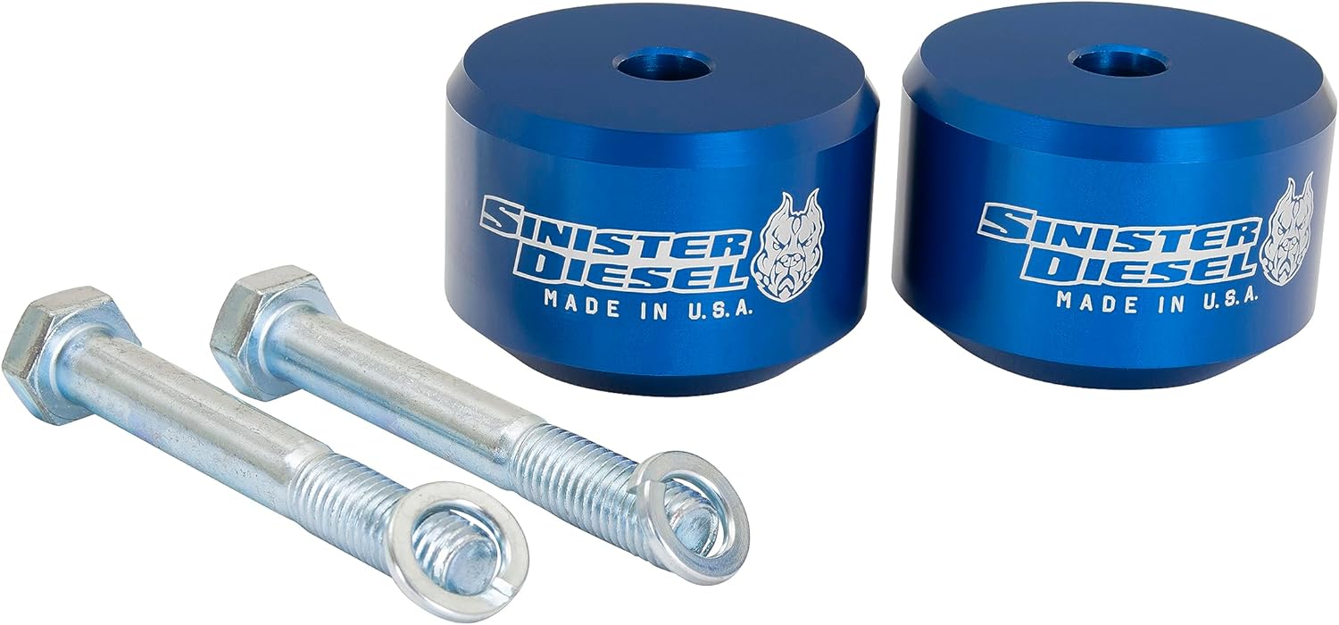 Sinister Diesel Leveling Kit for Ford Powerstroke 2005-2016 Blue (4wd Only)