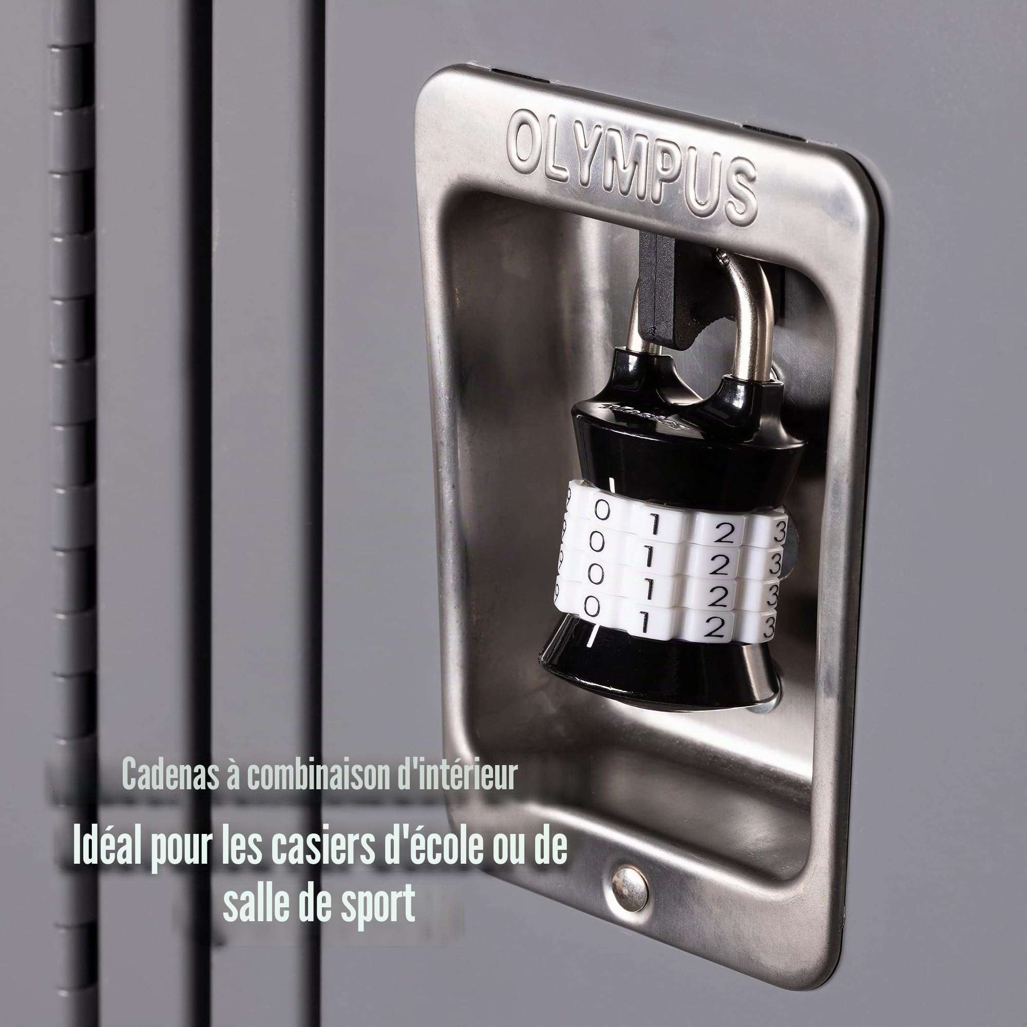Master Lock - 1535D - Cadenas à combinaison pour casier - Couleurs variables
