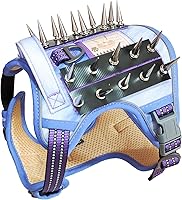 Vista 12 de Arnés táctico para perro, reflectante, chaleco antitirones, chaleco de protección contra pinchos, talla S