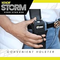 Vista 6 de Dispositivo de seguridad personal Vexor Storm S2001 - Recargable con luz LED - Agarre ergonómico y correa para la muñeca - Interruptor de seguridad