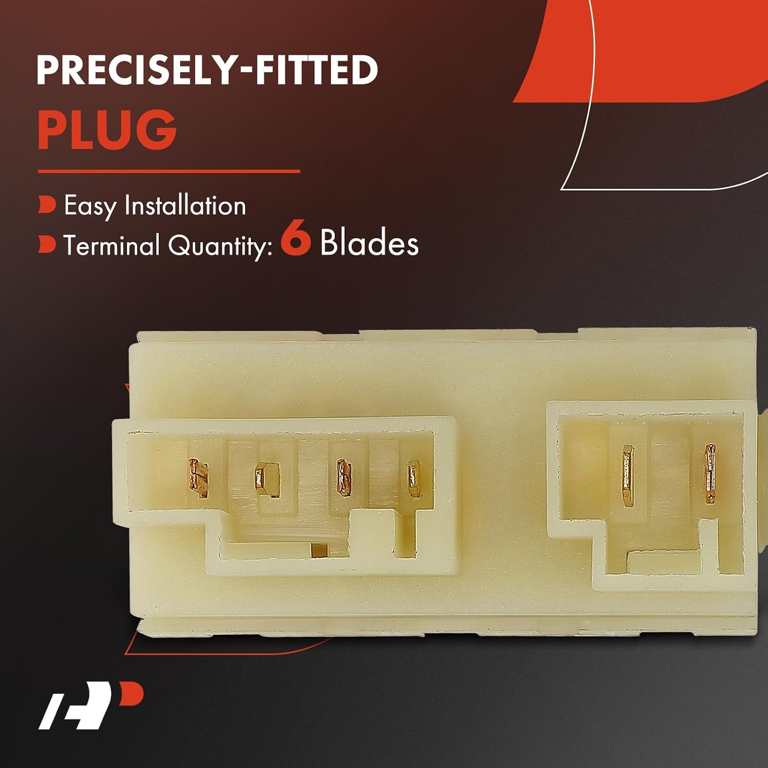A-Premium Brake Light Switch Lam Compatible with Chevrolet Impala, Camaro, Caprice, Beretta, Cavalier, Corsica, Lumina, Lumina APV, Monte Carlo, P30, Venture & Buick & Oldsmobile & Pontiac, 6 Pins