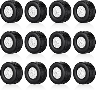 Chivao 12 Pcs Tire Toys, Racing Wheel Toys Party Favor