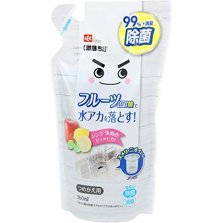 Amazon レック フルーツmix酸 激落ちくん 汚れ落とし スプレー 詰め替え用 360ml 99 除菌 消臭 激落ちくん ドラッグストア